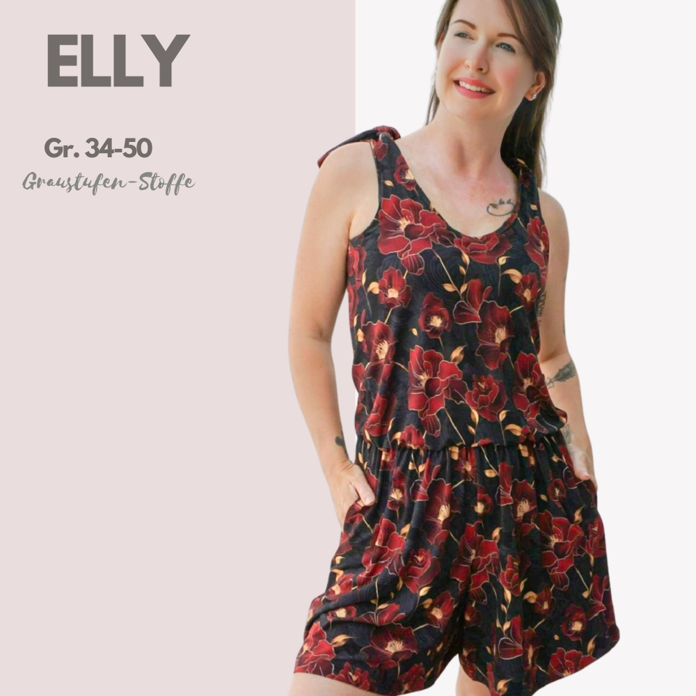 Jumpsuit Overall PDF Schnittmuster Größen   34-50